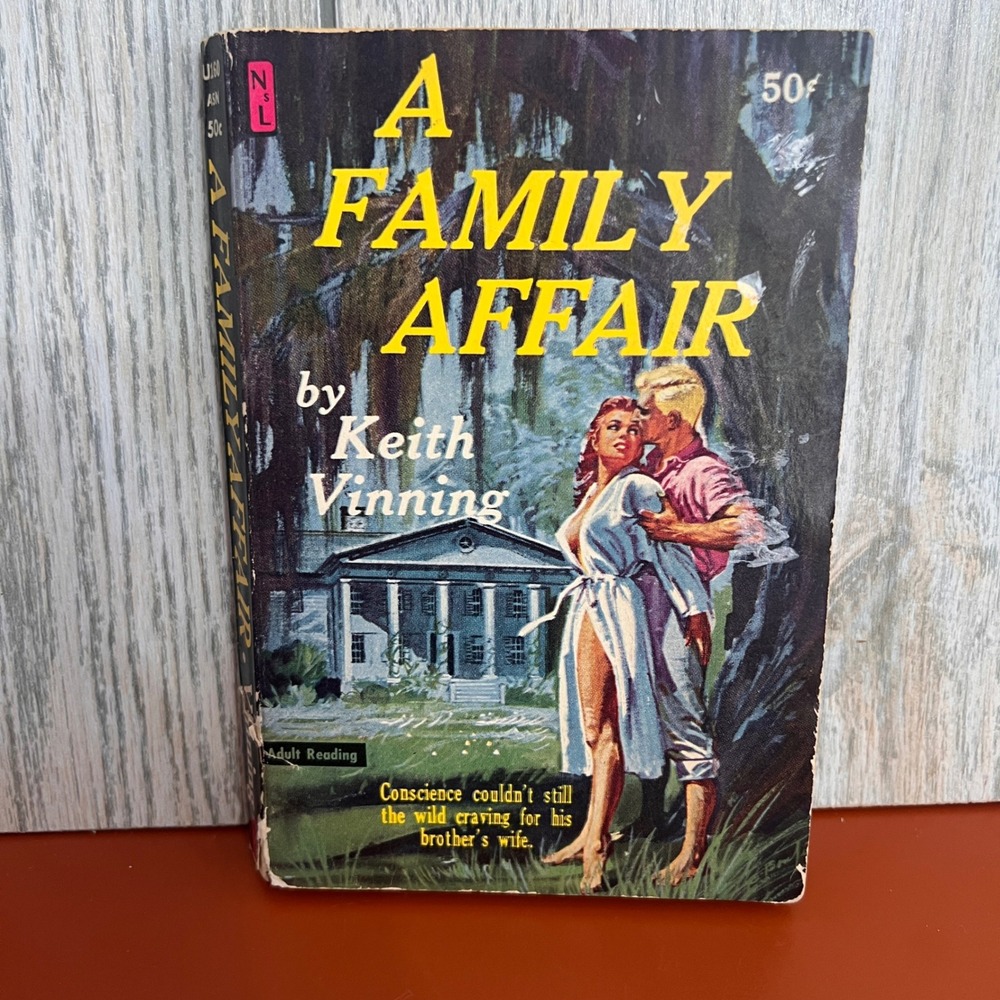 A Family Affair Keith Vining 1961 First Printing Newsstand Library Vintage Pulp